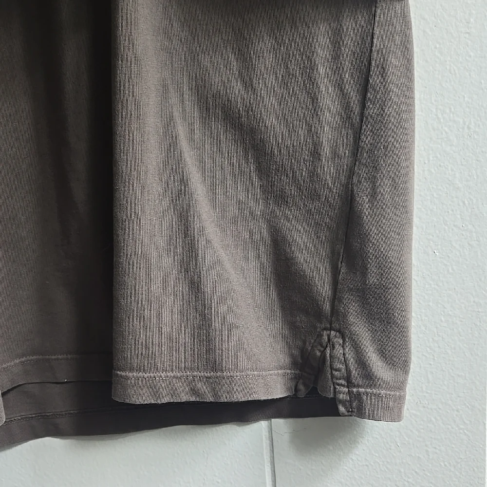 Vince Garment Dye Short Sleeve T-Shirt, Dark Olive - Picture 7 of 10